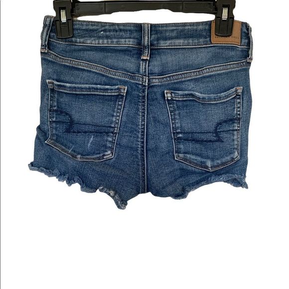 AMERICAN EAGLE RIPPED NEXT LEVEL STRETCH SHORTS - Picture 2 of 4